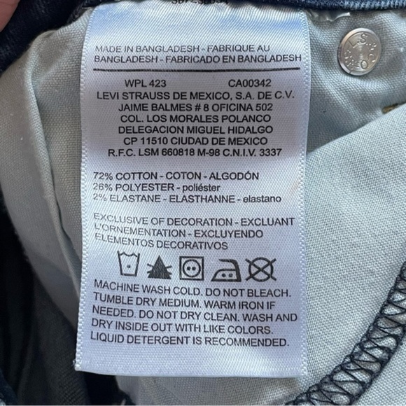 Denizen Levis Jeans Womens blue Straight Leg Modern Slim Ladies Denim cr… - Picture 10 of 13